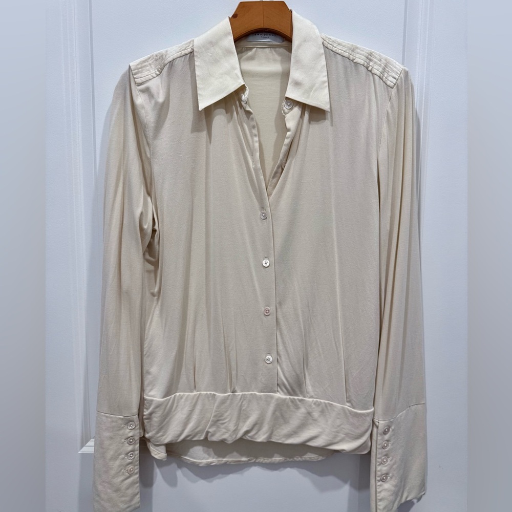 Equipment Cream Button Down Shirt
